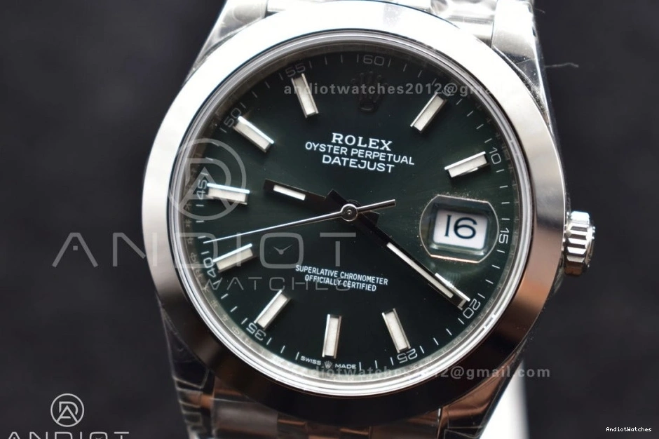 DateJust SS RelaxedFit Best VSF 41 587 1:1 Bracelet On 126300 Jubilee 904L Dial Green Edition VS 0331